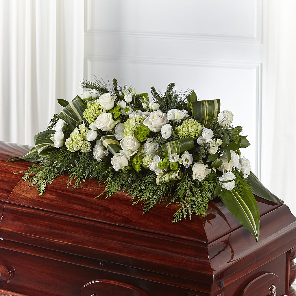 Hopeful Gesture Casket Spray – YOLE'S FLOWERS, New Orleans LA