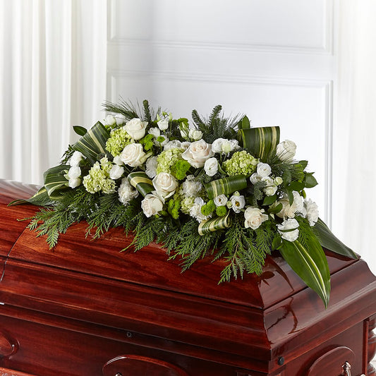 Hopeful Gesture Casket Spray – YOLE'S FLOWERS, New Orleans LA