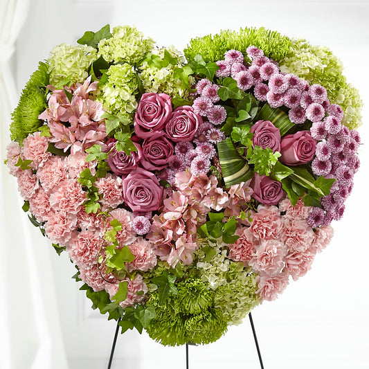 Heartwarming Standing Heart – YOLE'S FLOWERS, New Orleans LA