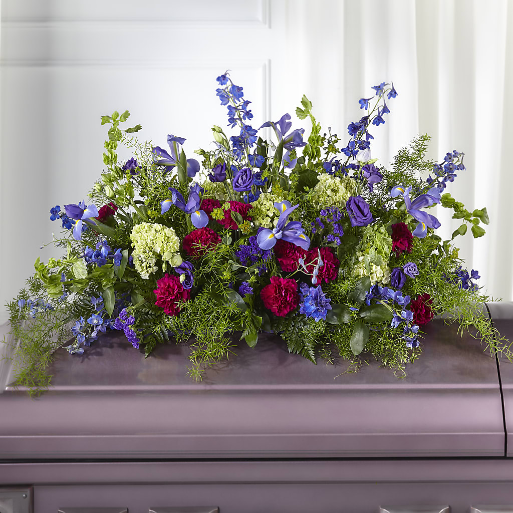 Always Treasured Casket Spray – YOLE'S FLOWERS, New Orleans LA