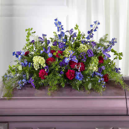 Always Treasured Casket Spray – YOLE'S FLOWERS, New Orleans LA