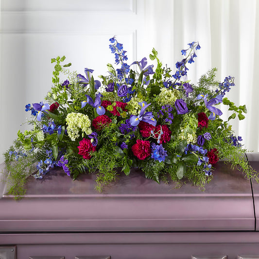 Always Treasured Casket Spray – YOLE'S FLOWERS, New Orleans LA