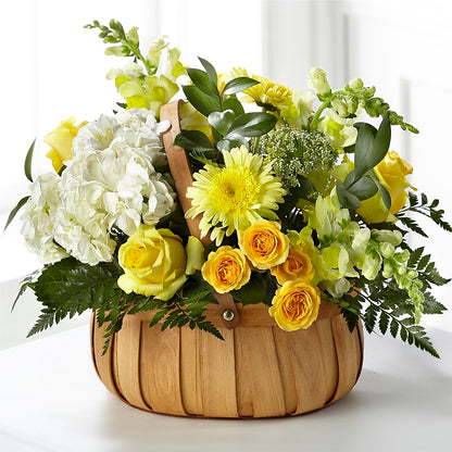 Rustic Remembrance Basket – YOLE'S FLOWERS, New Orleans LA