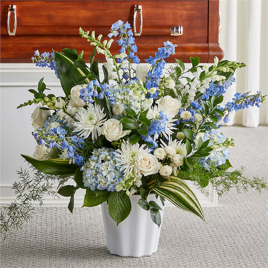 Everlasting Memories Floor Basket – YOLE'S FLOWERS, New Orleans LA
