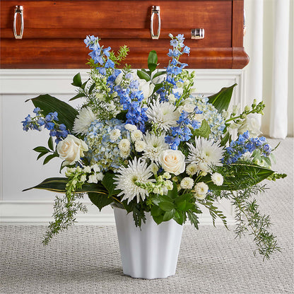 Everlasting Memories Floor Basket – YOLE'S FLOWERS, New Orleans LA