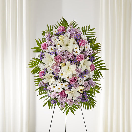 Surrounded by Love Standing Spray – YOLE'S FLOWERS, New Orleans LA