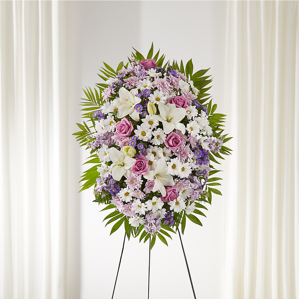 Surrounded by Love Standing Spray – YOLE'S FLOWERS, New Orleans LA