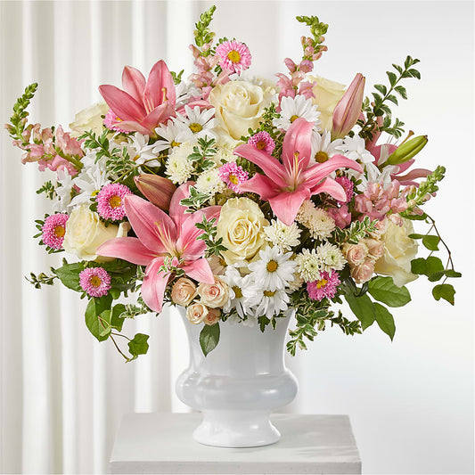 Empathetic Blooms Urn Arrangement – YOLE'S FLOWERS, New Orleans LA