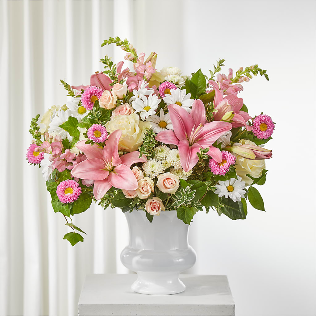 Empathetic Blooms Urn Arrangement – YOLE'S FLOWERS, New Orleans LA