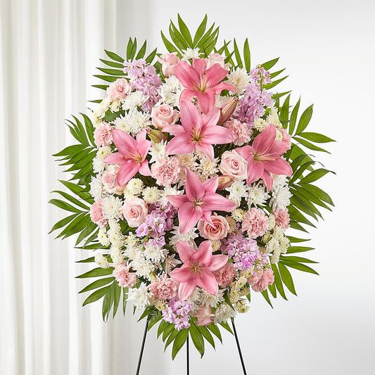 Offering Solace Standing Spray – YOLE'S FLOWERS, New Orleans LA
