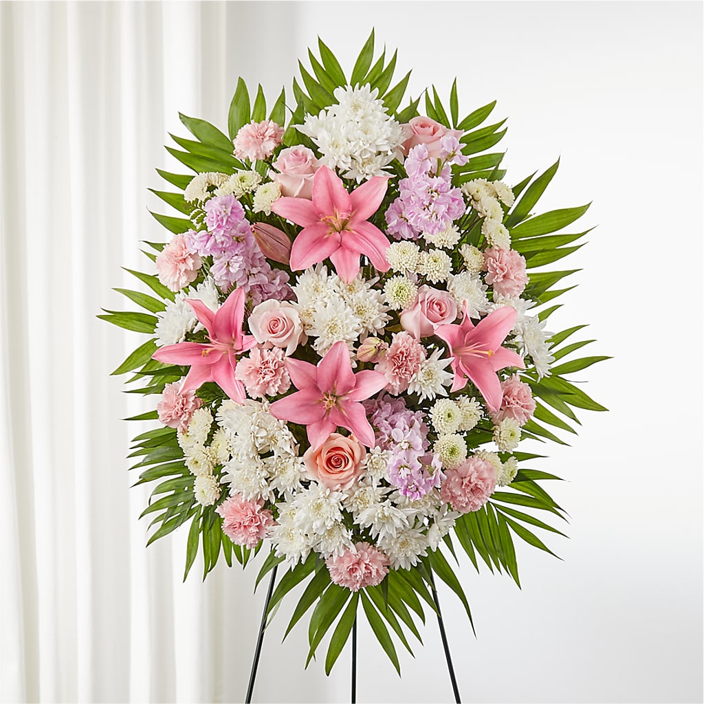 Offering Solace Standing Spray – YOLE'S FLOWERS, New Orleans LA