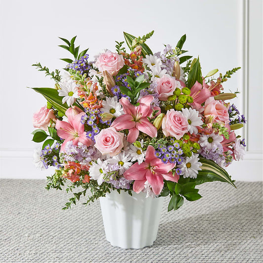 Abundant Compassion Floor Basket – YOLE'S FLOWERS, New Orleans LA