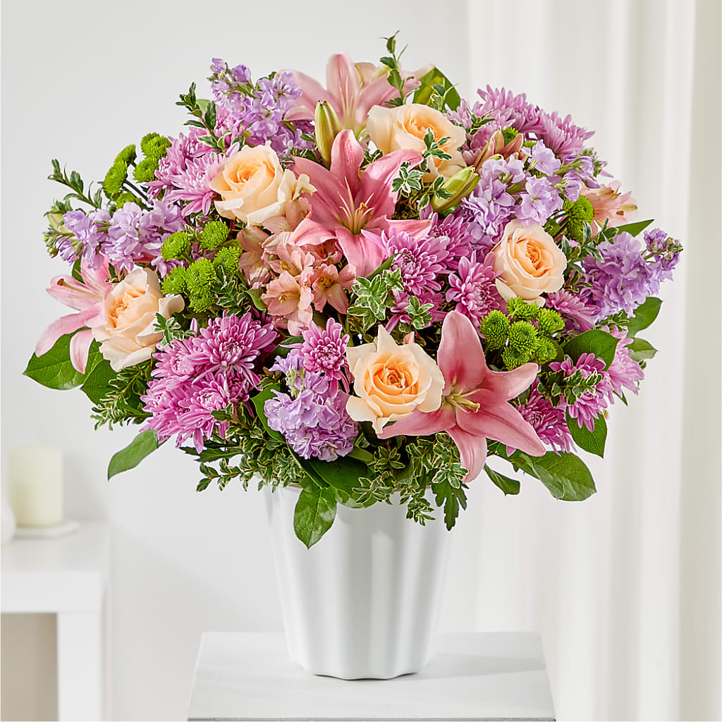 Supportive Embrace Tabletop Basket – YOLE'S FLOWERS, New Orleans LA