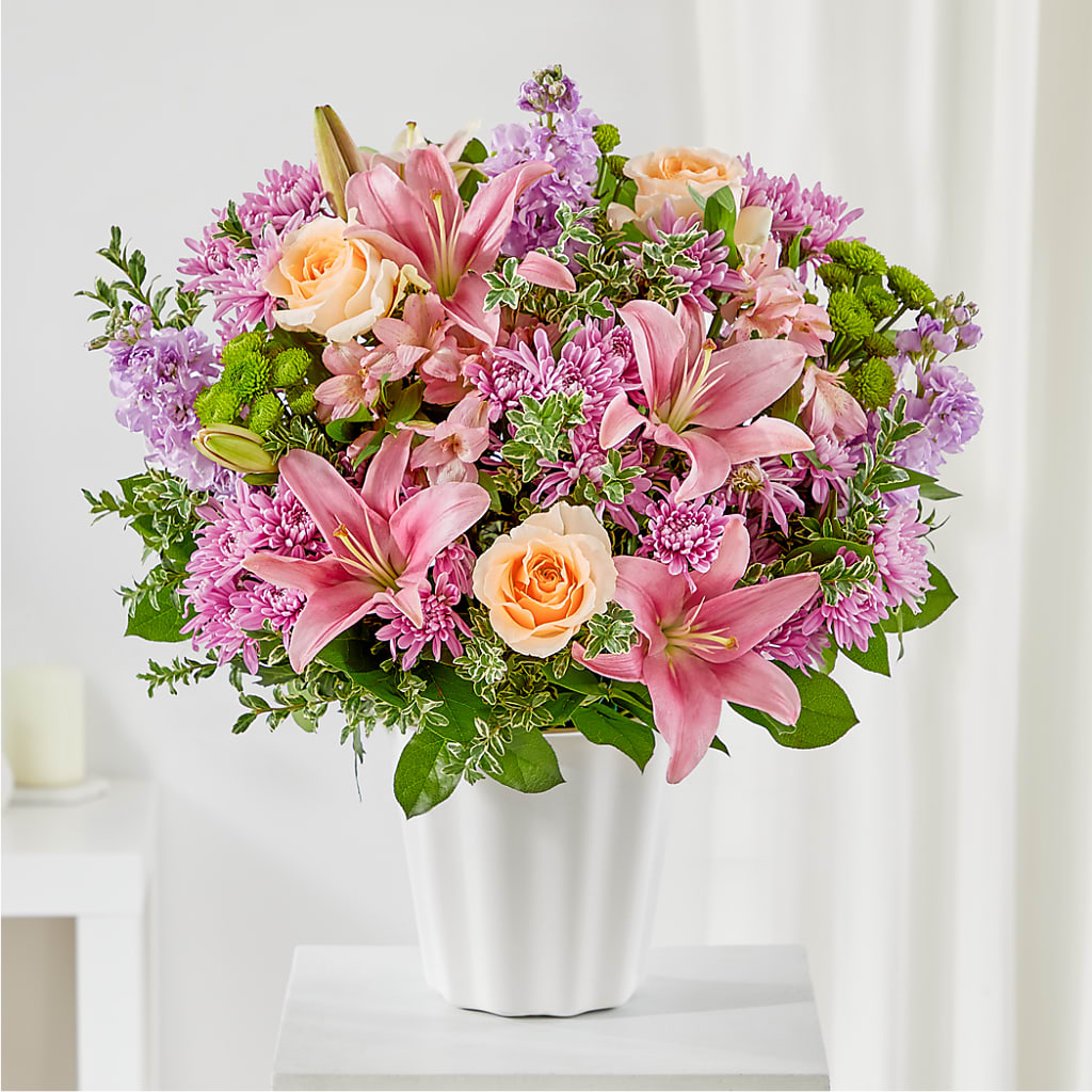 Supportive Embrace Tabletop Basket – YOLE'S FLOWERS, New Orleans LA