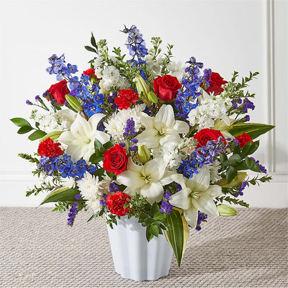 Consoled Floor Basket – YOLE'S FLOWERS, New Orleans LA