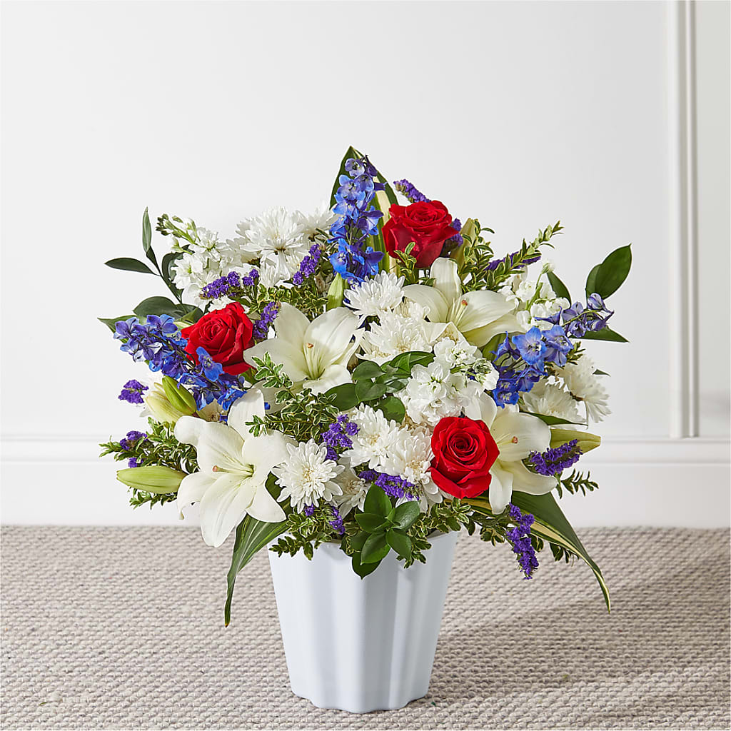 Consoled Floor Basket – YOLE'S FLOWERS, New Orleans LA