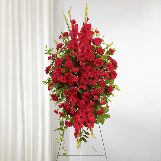 From the Heart Standing Spray – YOLE'S FLOWERS, New Orleans LA