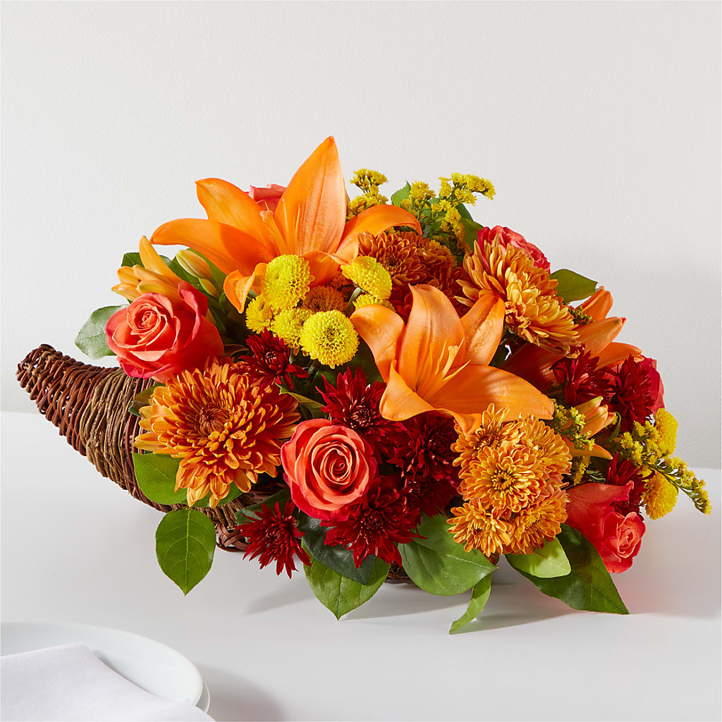 Bouquet of Blessings Cornucopia – YOLE'S FLOWERS, New Orleans LA