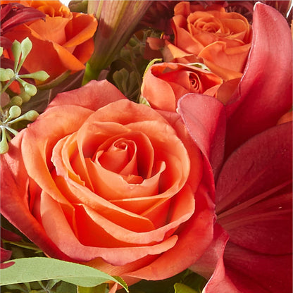 Crimson Leaves Bouquet – YOLE'S FLOWERS, New Orleans LA