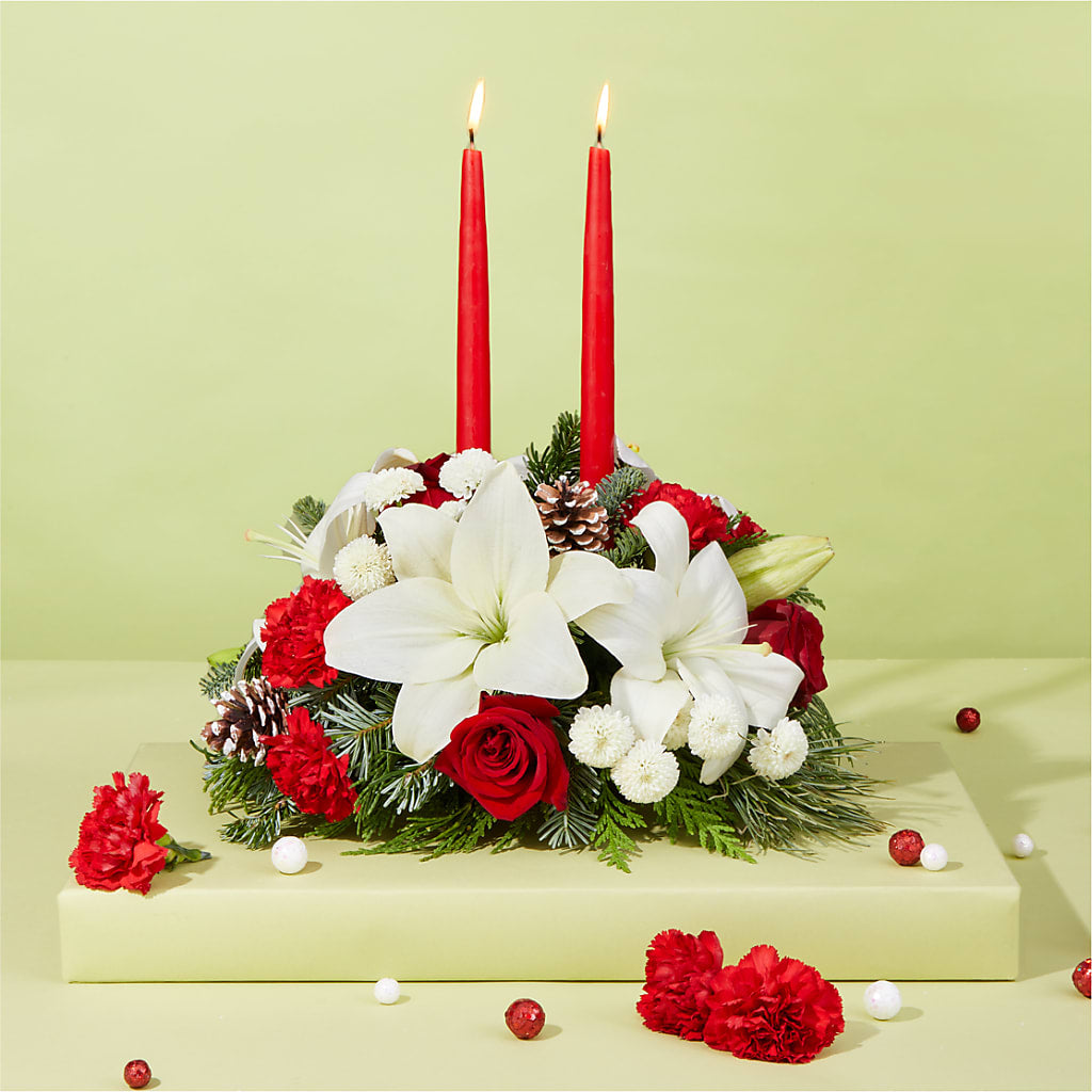 Seasonal Festivities Centerpiece – YOLE'S FLOWERS, New Orleans LA