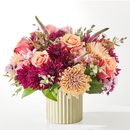 Berry Cobbler Bouquet with Ivory Vase – YOLE'S FLOWERS, New Orleans LA