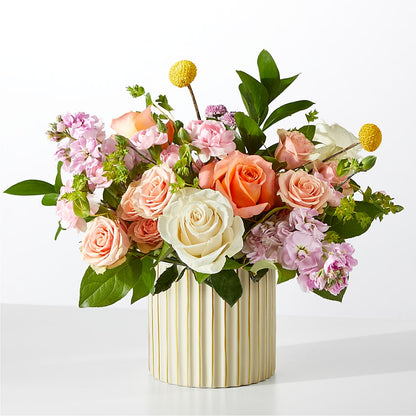 French Market Bouquet with Ivory Vase – YOLE'S FLOWERS, New Orleans LA
