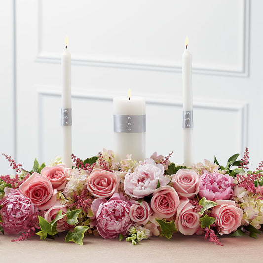 Worldwide Romance Unity Candle Arrangement – YOLE'S FLOWERS, New Orleans LA