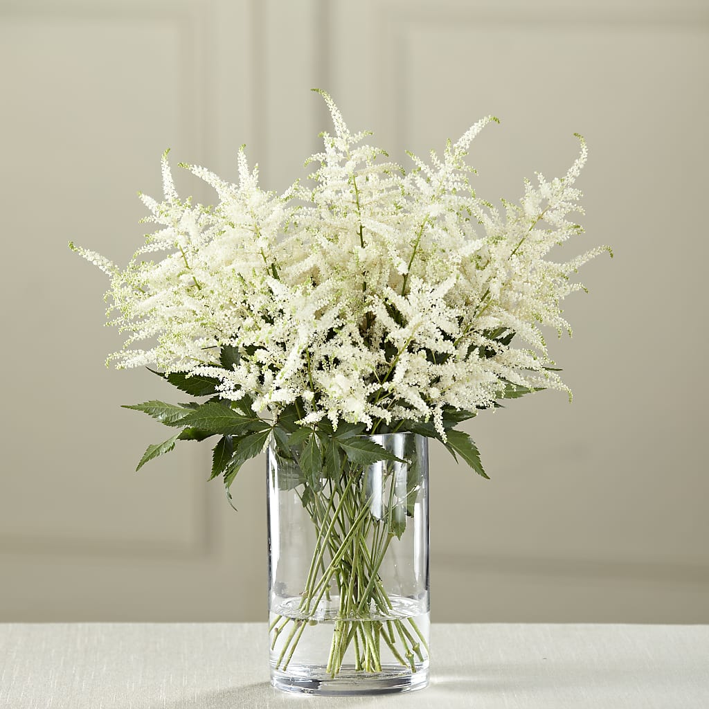 White Astilbe Bouquet – YOLE'S FLOWERS, New Orleans LA